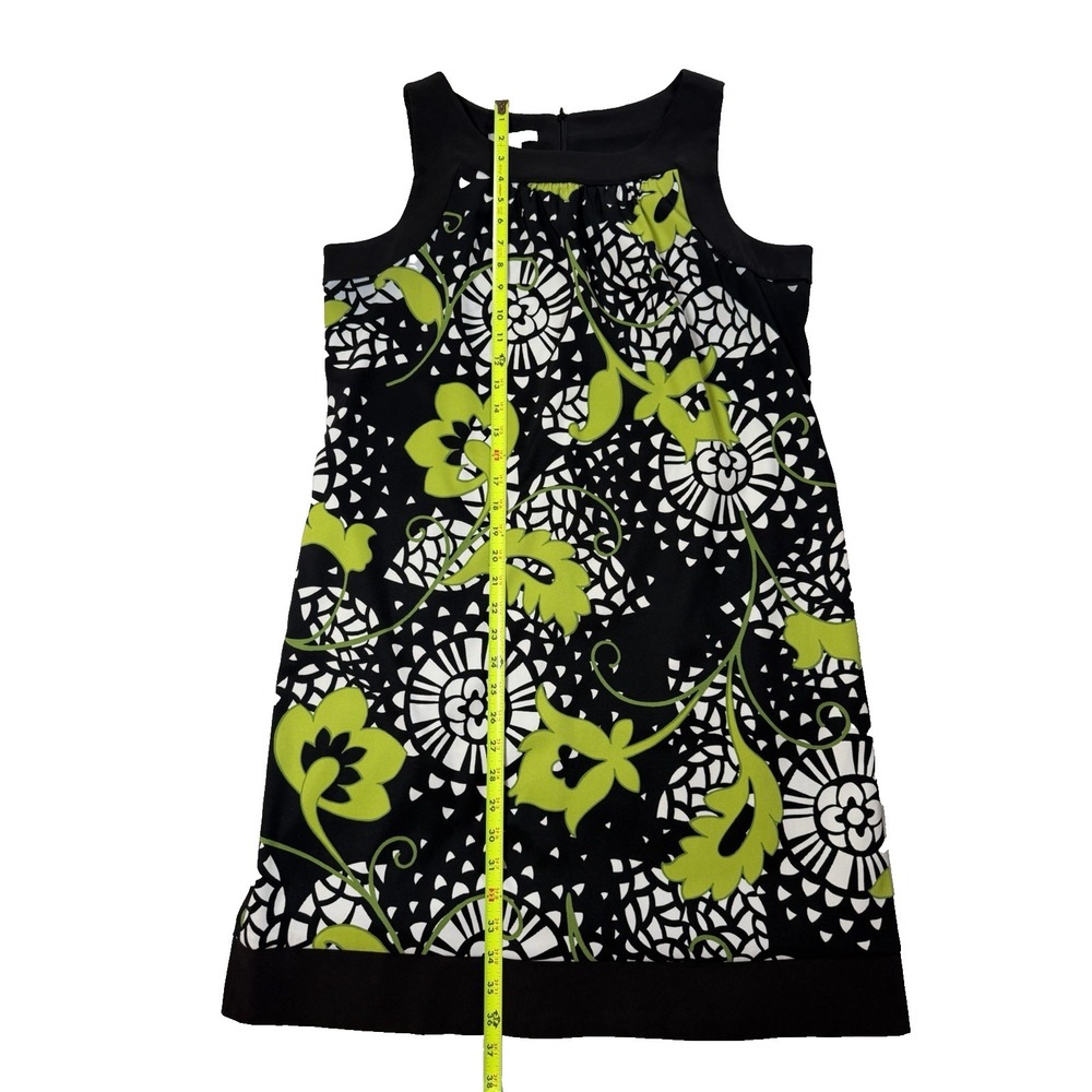 DRESSBARN Women's 16 Mod Floral Sleeveless Sheath Dress Size - Picture 9 of 13